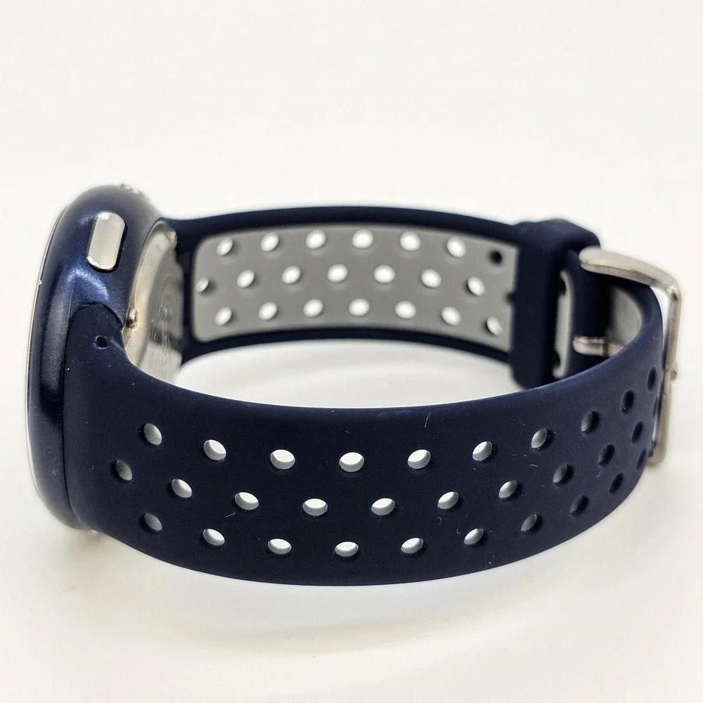 Armitron Digital Men's Watch 43MM Dark Blue‎ Case Dark Blue Gray Plastic Bands